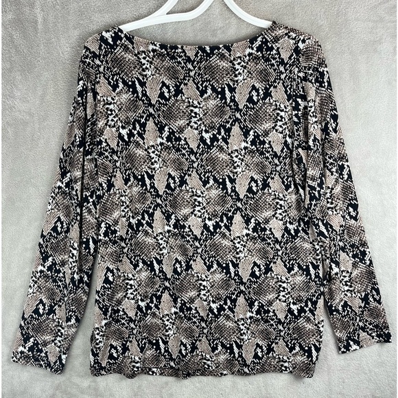 MARIO SERRINI Blouse Animal Print Medium Made in Italy - Picture 6 of 13